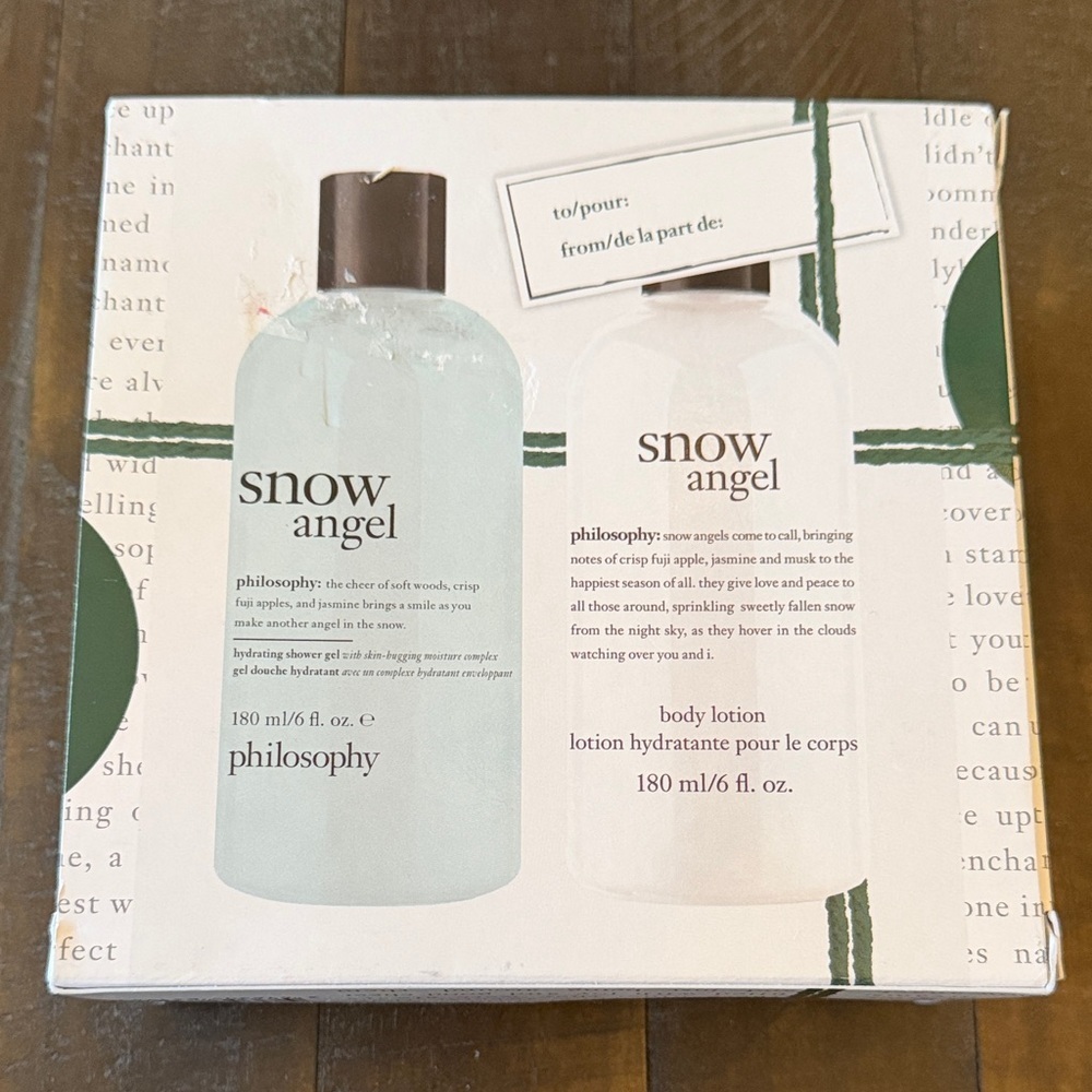 Philosophy Snow Angel Body Lotion - Light Blue and White
